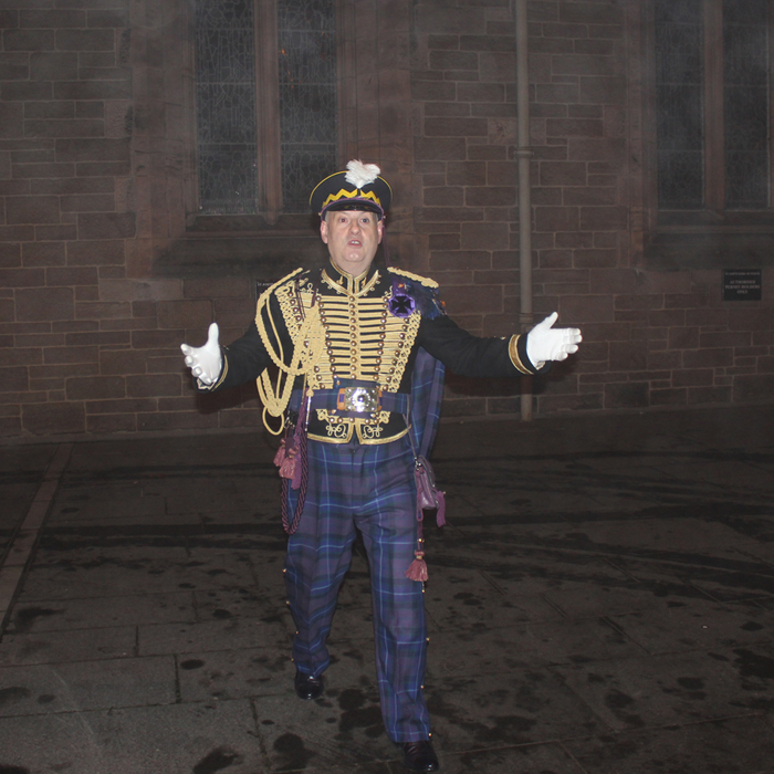 1745 Jacobite Commander's Dinner St John's Kirk procession with Jacobite Tours