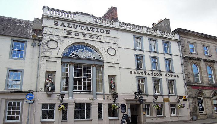 Dine with Jacobite Tours and the Alba Hussar at the Salutation Hotel, Perth.